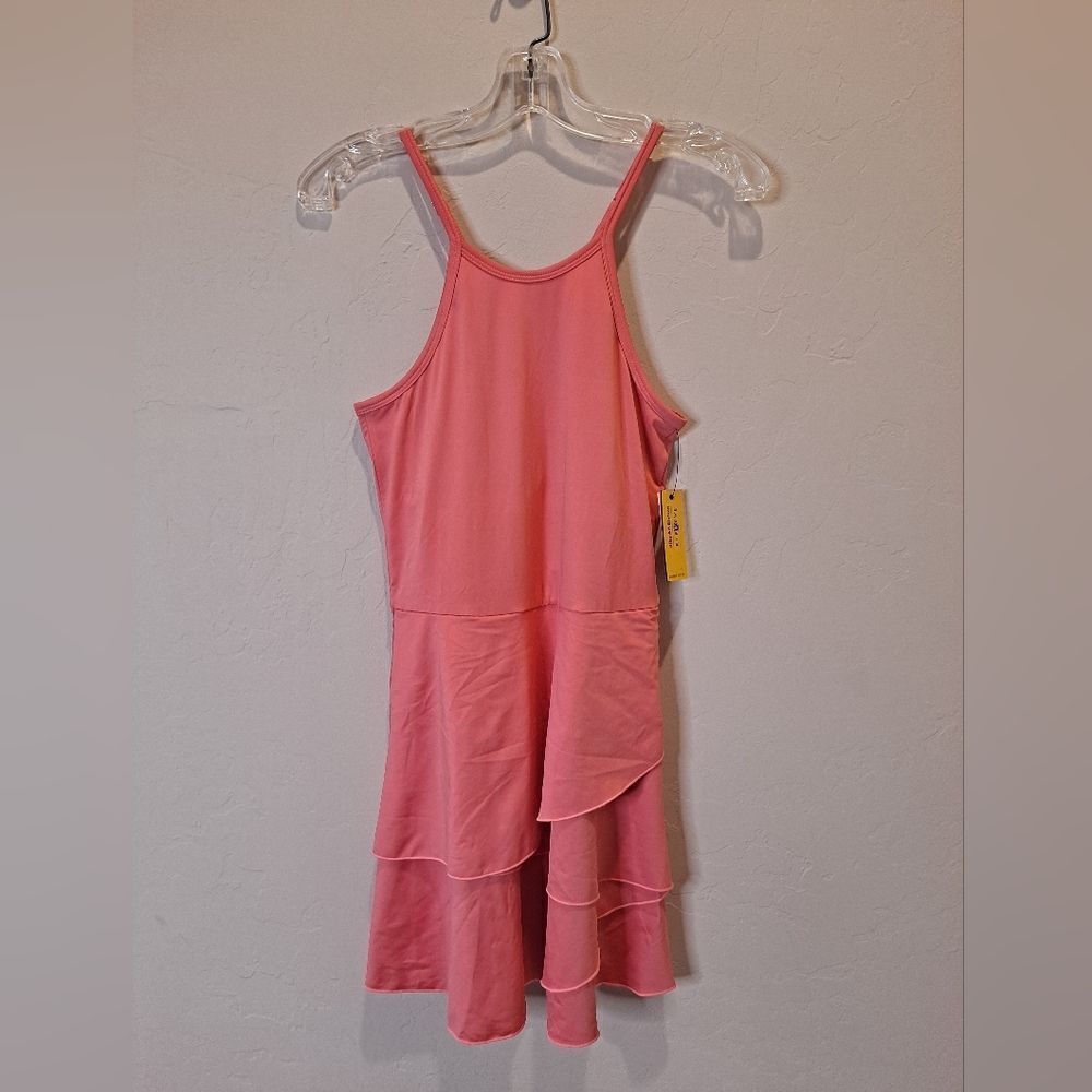 EleVen By Venus Williams Cosmos Quick-Dry Tennis Dress Sun Kissed Coral … - Picture 3 of 10